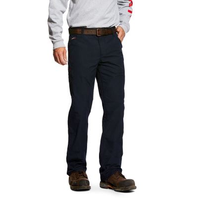 Ariat Work: FR M4 Low Rise DuraLight Ripstop Boot Cut Pantalones Hombre - Azul Marino (VRJBO0648)